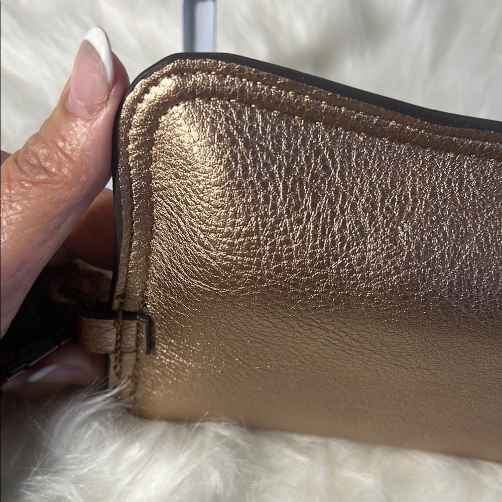 Rose Gold Metallic Clutch with Tassel by Catchfly Studio NWT. p35 - Picture 10 of 10